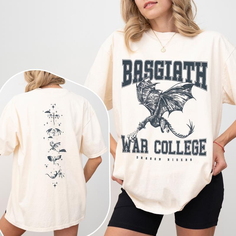 [COMFORT COLOR] Basgiath War College Shirt, Dragon Riders Shirt, Fly or Die Tee, Riders Quadrant Tee, Fourth Wing Shirt,...