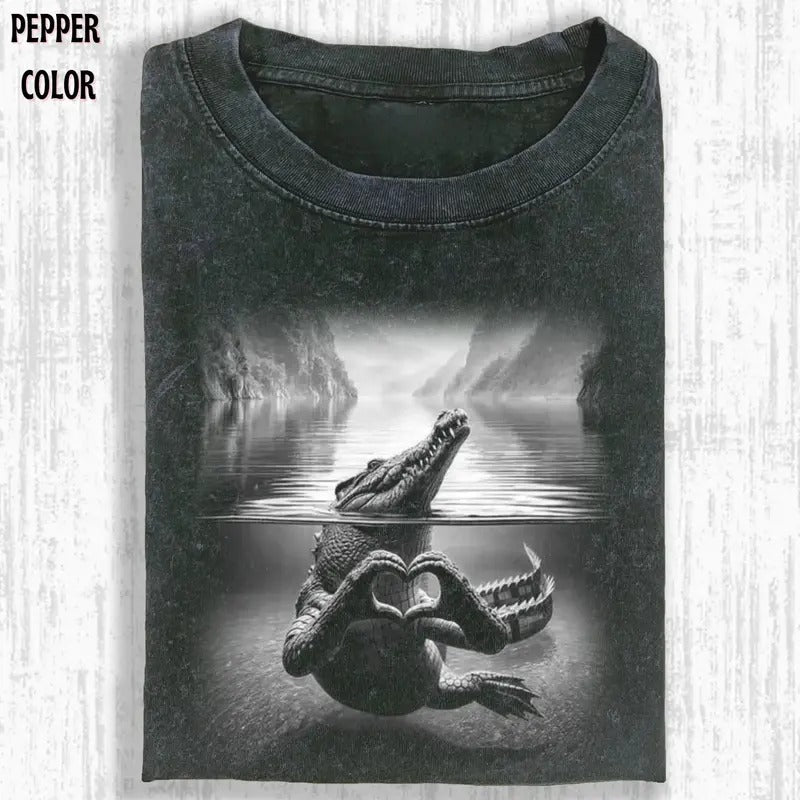 CROCODILES T-SHIRT - Funny Graphic Tee for Men - Cotton, Polyester Hoodie, Sweatshirt | HypeCrazeTee.com