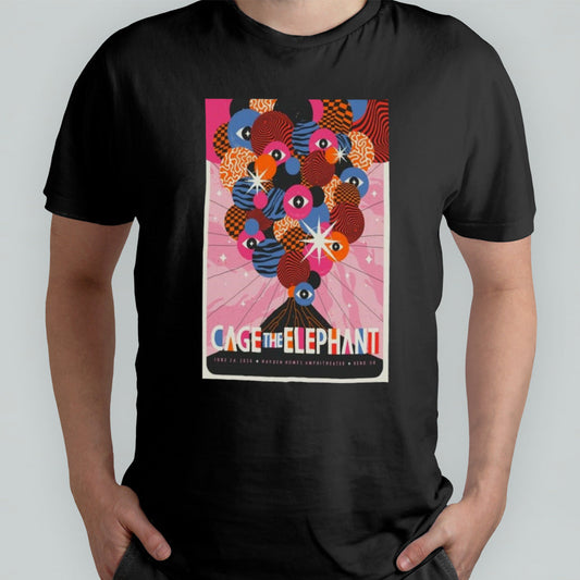 Cage The Elephant Neon Pill Tour 2024 Bend, OR Poster Shirt