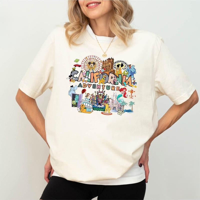 California Adventure WDW T-Shirt,  Family Magic Kingdom Trip Shirt, Mouse and Friends California Vacation Tee,  WDW...