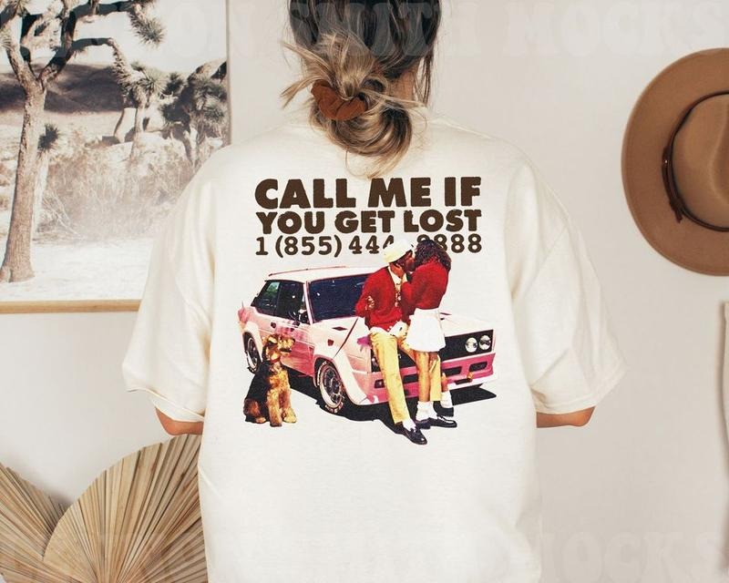 Call Me If You Get Lost Shirt, Call Me If You Get Lost Design On Back Hoodie, Sweatshirt | HypeCrazeTee.com