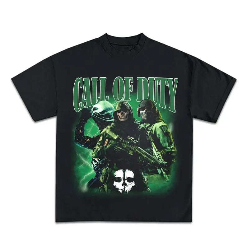 Call of Duty Graphic T-Shirt Unisex T-shirt Tee Cotton Menswear Cotton Menswear Top Decoration Hoodie, Sweatshirt