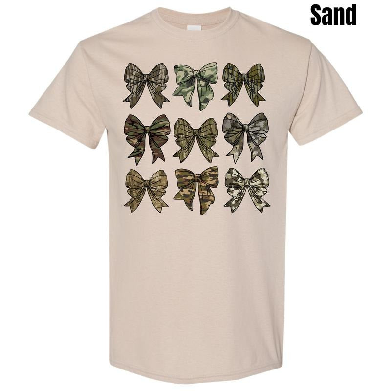 Camo Coquette Collage Gildan Short Sleeve T-Shirt 'NLB' Hoodie, Sweatshirt | HypeCrazeTee.com