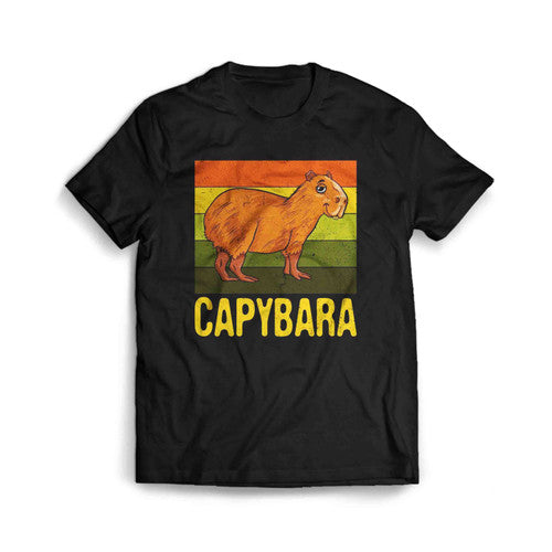 Capybara Vintage Retro Art Men's T-Shirt Tee