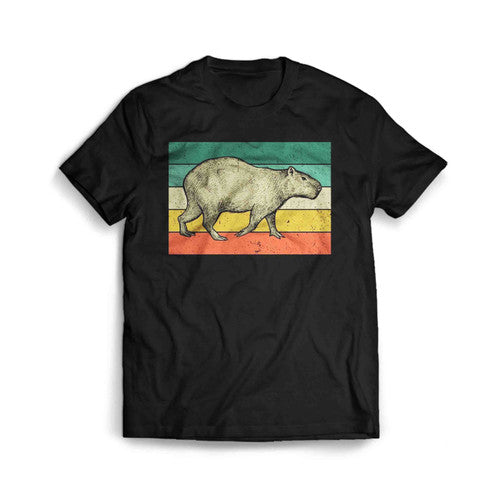 Capybara Vintage Retro Men's T-Shirt Tee