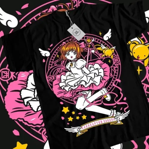 Cardcaptor Sakura T-shirt Waifu Kero-Chan Kawaii Anime Manga Gift Shirt All Size Hoodie, Sweatshirt | HypeCrazeTee.com