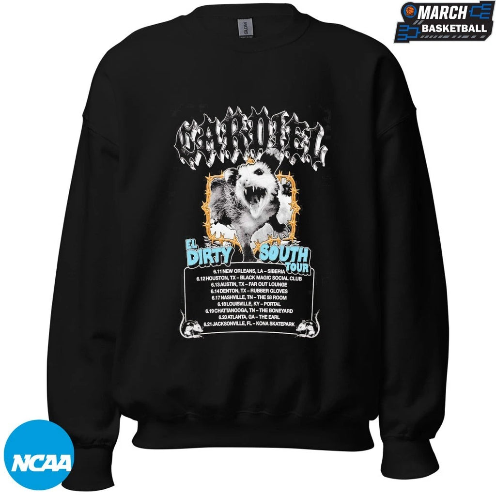 Cardiel 2026 El Dirty South Tour T-Shirts