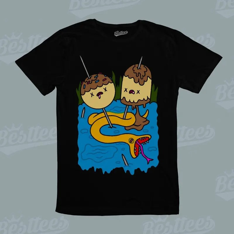 Cartoon Princess Bubblegum Rock Adventure Time T-Shirt Graphic Tee Tops Underwear Crewneck Menswear  Tshirt Streetwear...