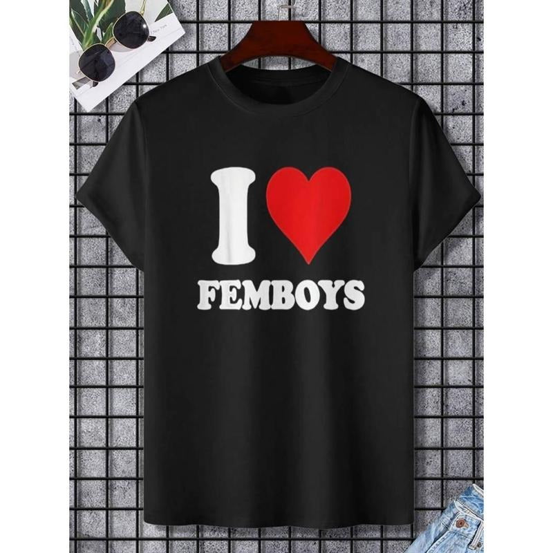 Casual T-shirt EWH I Love Femboys T-Shirt Graphic Graphic Tees Hoodie, Sweatshirt | HypeCrazeTee.com