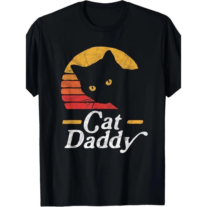 Cat Daddy vintage 80s style Cat vintage distress T-shirt Hoodie, Sweatshirt | HypeCrazeTee.com
