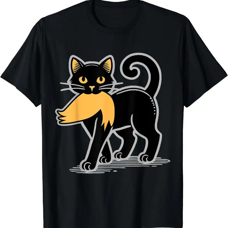 Cat Ladies For Kamala Harris Donald Trump 2024 T-Shirt | Unisex Cotton Tee Gift | Full Size Hoodie, Sweatshirt