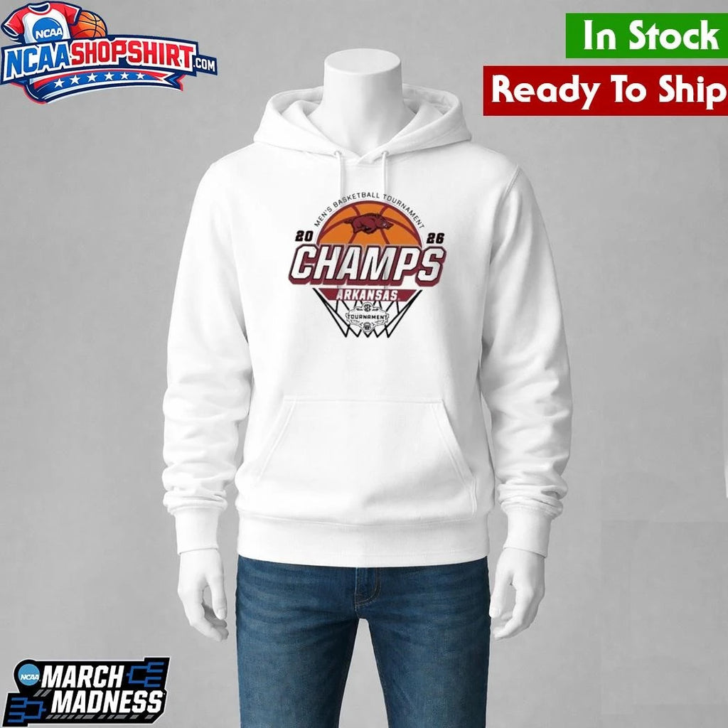 Celebrate Arkansas Razorbacks Men’s Basketball 2026 SEC Tournament Champions Shirt