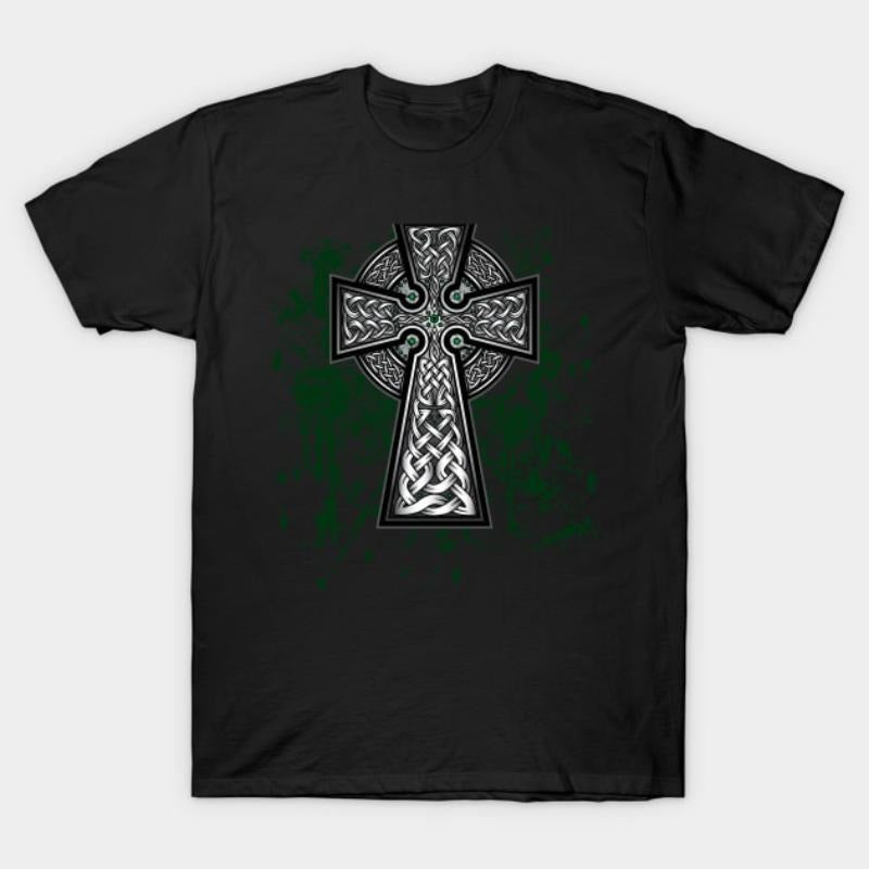 Celtic Cross Vintage T-Shirt - Ancient Faith Inspired Design Hoodie, Sweatshirt | HypeCrazeTee.com