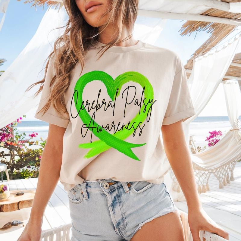 Cerebral Palsy Awareness Heart DTF Transfers - THIS IS NOT A SHIRT Hoodie, Sweatshirt | HypeCrazeTee.com