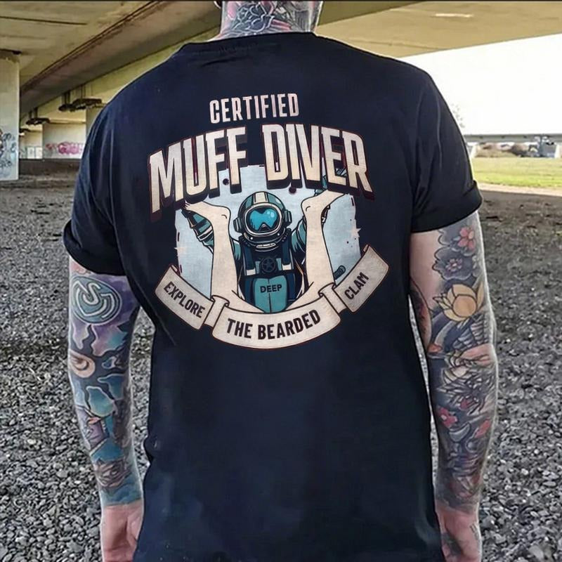 Certified Muff Diver Printed Men's T-shirt Hoodie, Sweatshirt | HypeCrazeTee.com