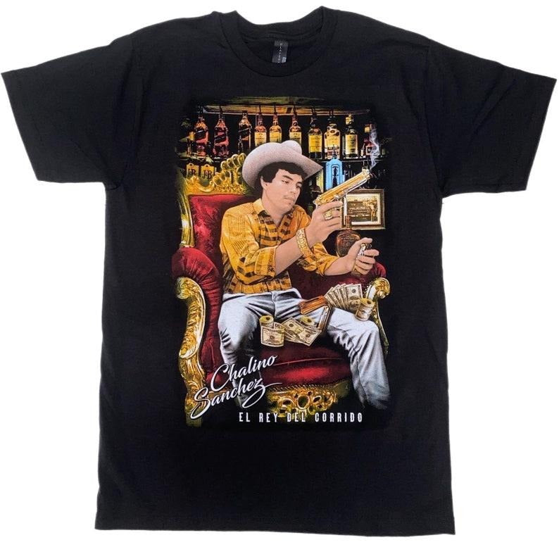 Chalino Sanchez Tribute T Shirt El Rey Del Corrido Vintage Mexican Singer Fan Merch Hoodie, Sweatshirt | HypeCrazeTee.com