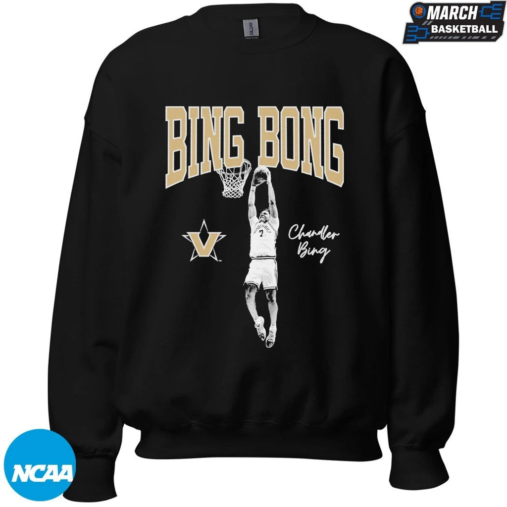 Chandler Bing Bing Bong Vanderbilt Commodores T-Shirts