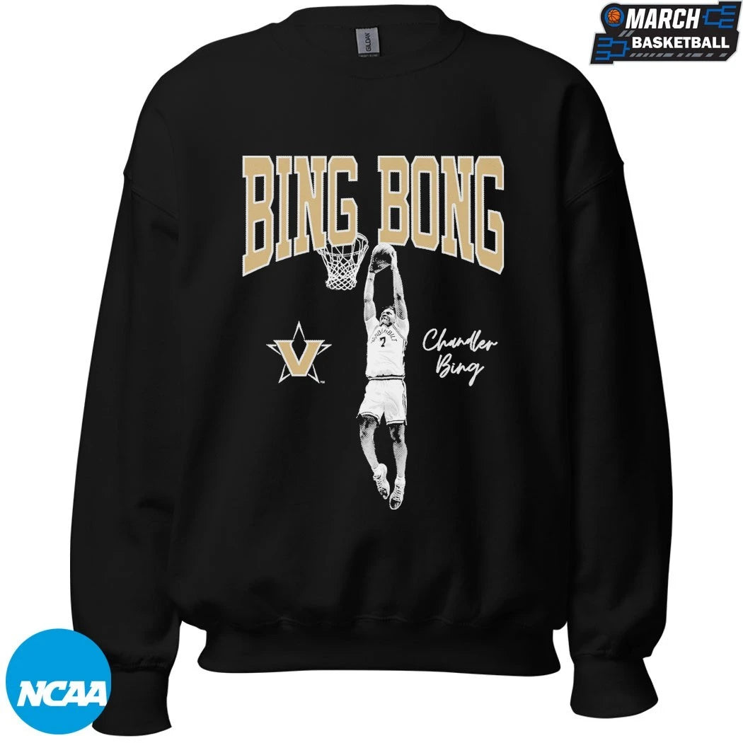 Chandler Bing Bing Bong Vanderbilt Commodores T-Shirts