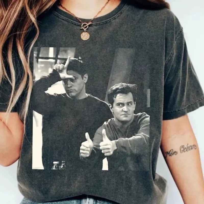 Chandler Friends Sitcom Bing Unisex Cotton T-Shirt, Chandler Bing Friends Shirt, Friends Chandler Shirt, Matthew Perry...