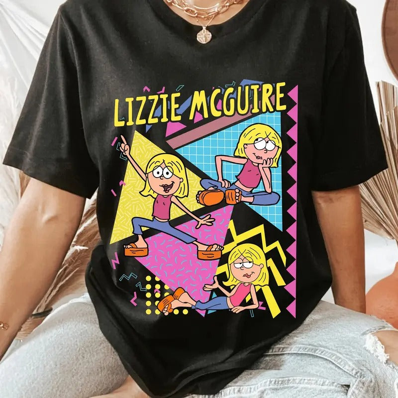 Channel Lizzie Mcguire  Shirt, Lizzie Mcguire Fun T-shirt, Girl Outfits, Walt World Hollywood Studios Hoodie, Sweatshirt