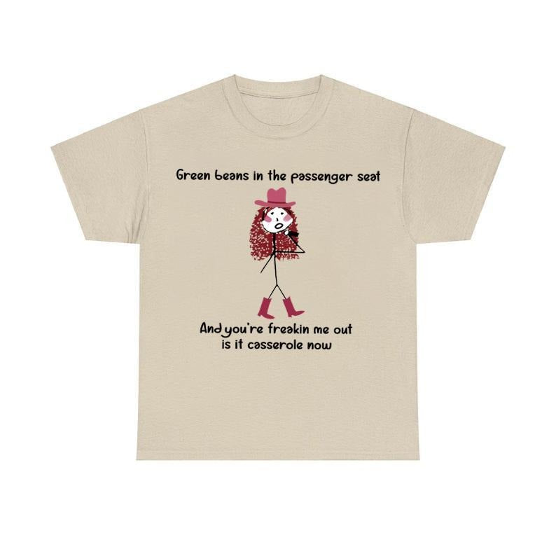 Chappel Green Beans in the Passenger Seat T-Shirt Unisex Menswear Top Love Hoodie, Sweatshirt | HypeCrazeTee.com