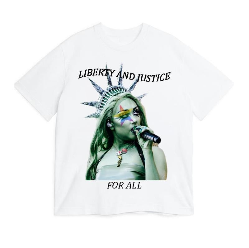 Chappell Roan Lady Liberty T Shirt, Music 2024 Trend Shirt Hoodie, Sweatshirt | HypeCrazeTee.com