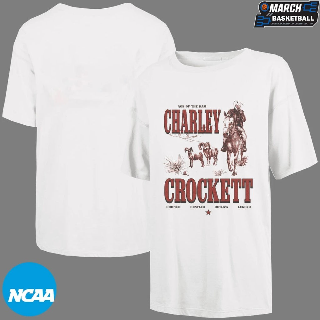 Charley Crockett Wanted Age Of The Bam Drifter Rustler Outlaw Legend T-shirts