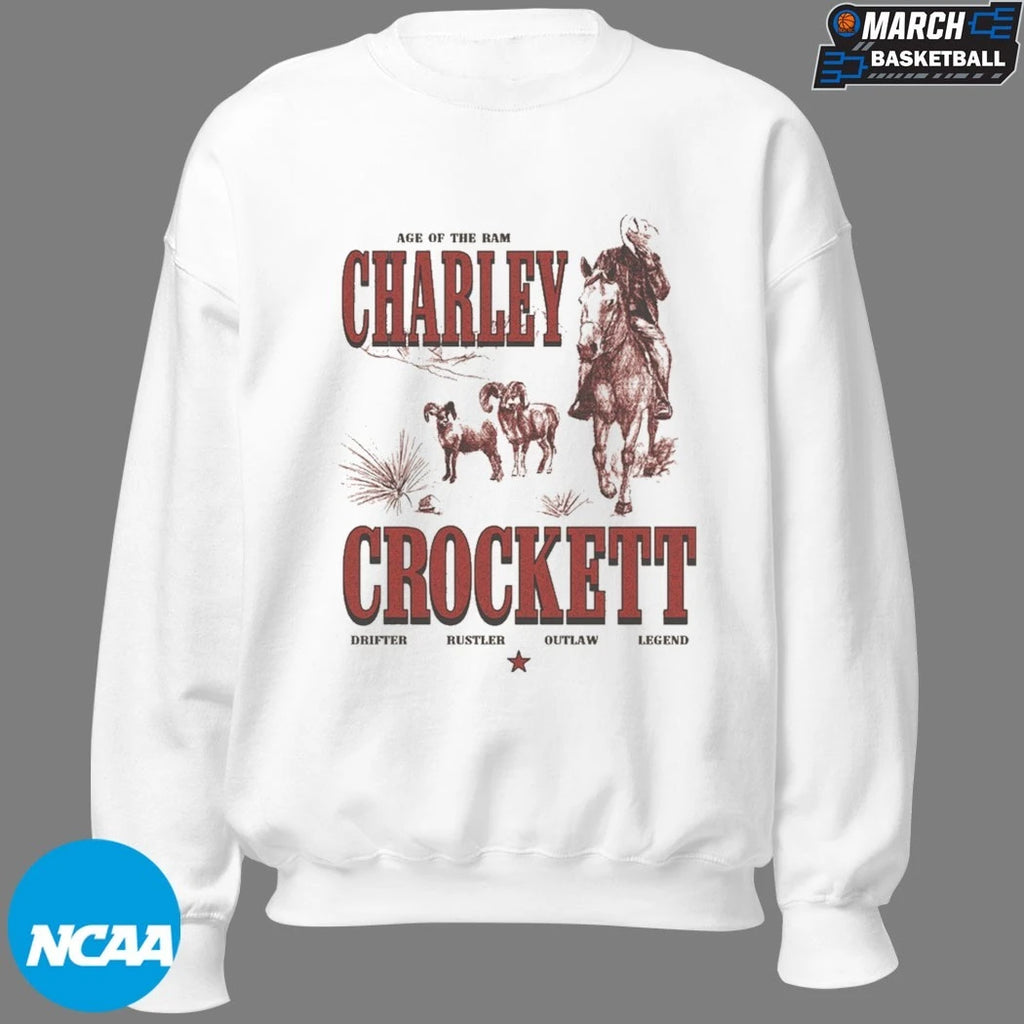 Charley Crockett Wanted Age Of The Bam Drifter Rustler Outlaw Legend T-shirts