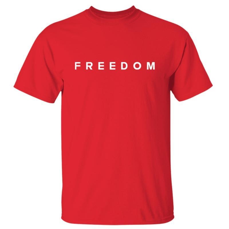 Charlie Kirk Freedom Shirt Tribute Memorial Pullover American Hero Signature Unisex Streetwear Political Freedom Graphic...