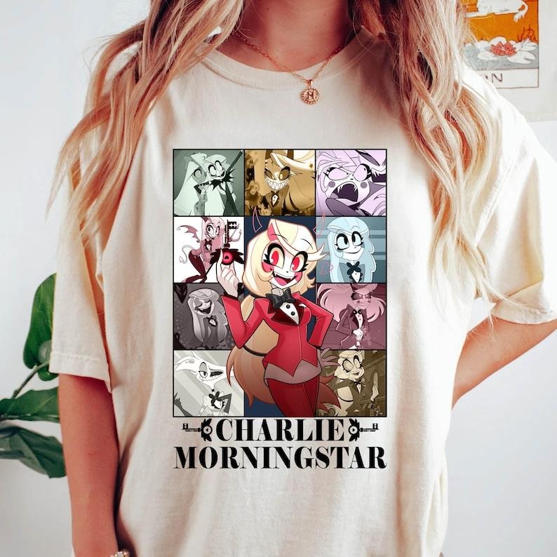 Charlie Morningstar Hazbin Hotel Shirt, Alastor Hazbin Hotel Characters shirt Hoodie, Sweatshirt | HypeCrazeTee.com