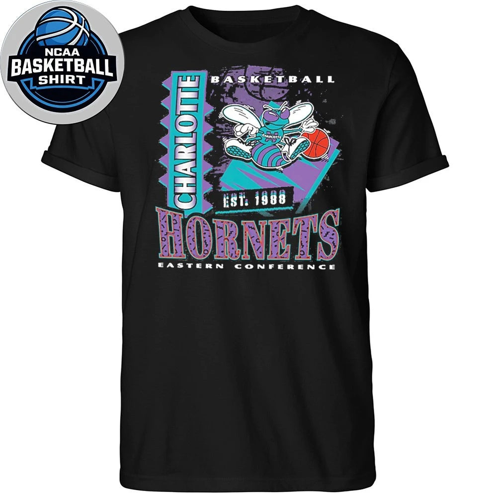 Charlotte Hornets Eastern Conference Regional Court Franklin T-Shirt