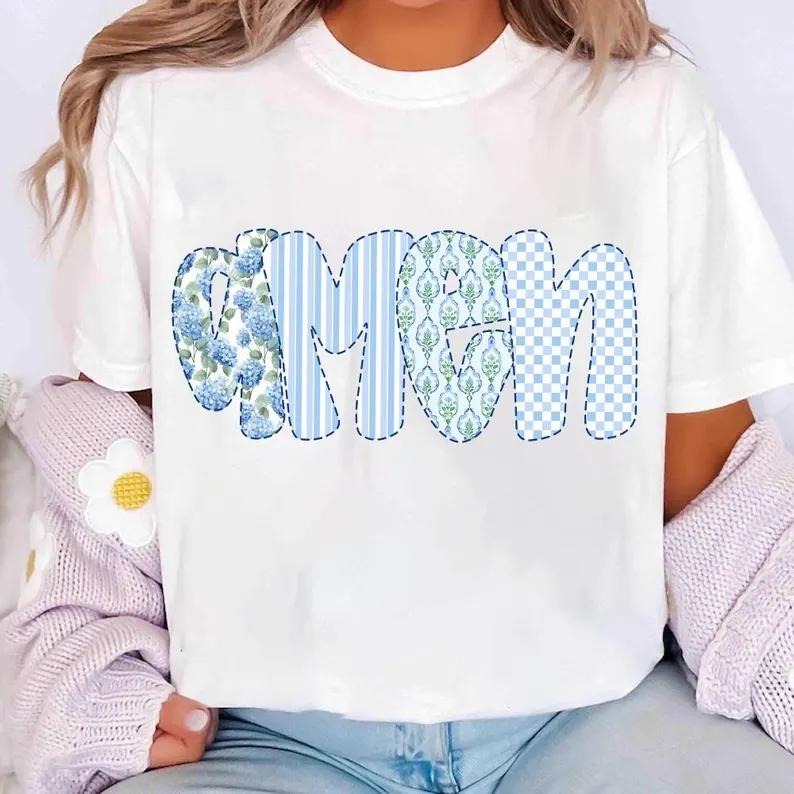 Charming and Heart - warming T - Shirt: Celebrate Motherhood with a Stylish "MOM" Design