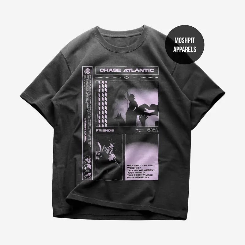 Chase Atlantic T-Shirt - Rock Music Shirt - Swim - Chase Atlantic Album Shirt - PHASES - Chase Atlantic Merch