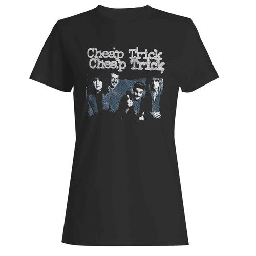 Cheap Trick Vintage Band Photo Women's T-Shirt Tee