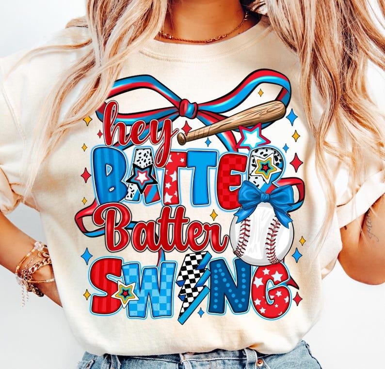 Checkered Baseball Batter Swing with Coquette Bow and Retro Game Day T-Shirt Hoodie, Sweatshirt | HypeCrazeTee.com