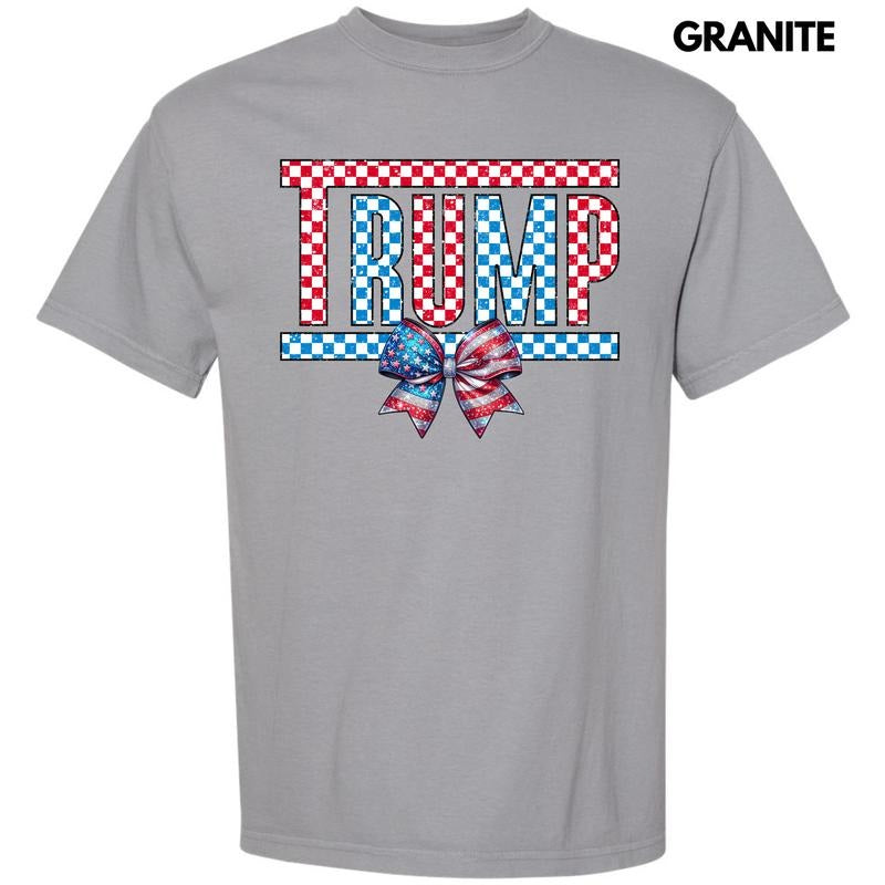 Checkered TRUMP Comfort Colors T-Shirt 'NLB' Hoodie, Sweatshirt | HypeCrazeTee.com