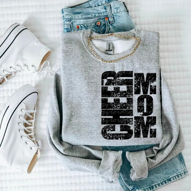Cheer Mom DTF Transfers - THIS IS NOT A SHIRT Hoodie, Sweatshirt | HypeCrazeTee.com