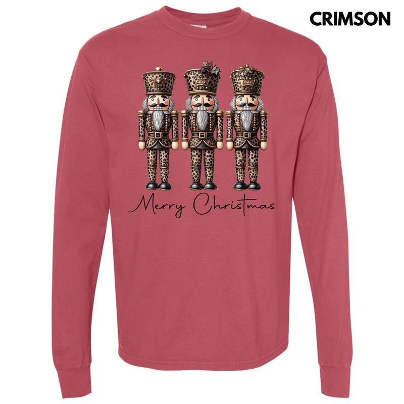 Cheetah Nutcracker Trio Long Sleeve Comfort Colors T-Shirt 'NLB' Hoodie, Sweatshirt | HypeCrazeTee.com