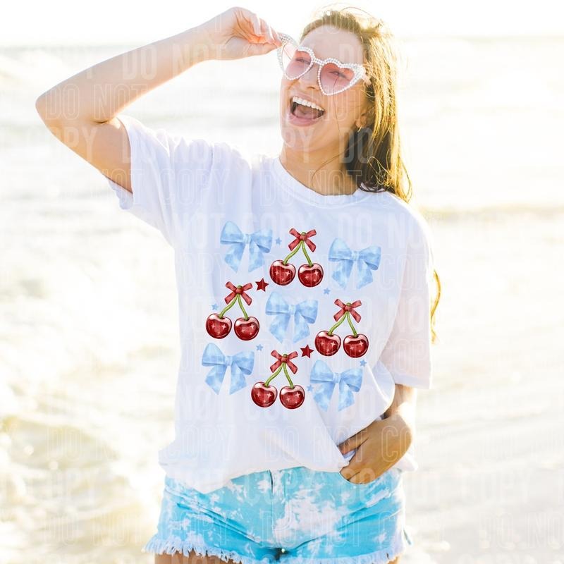 Bows/Cherries DTF Transfers - THIS IS NOT A SHIRT Hoodie, Sweatshirt | HypeCrazeTee.com