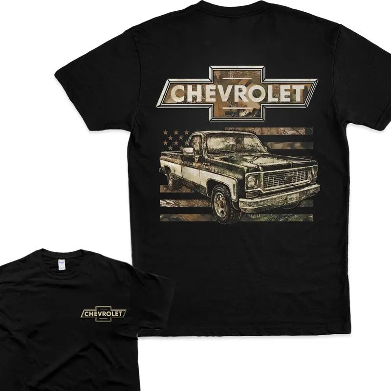 Chevrolet Hoodie 73 Camo Flag T-Shirt  High Performa Womenswear Men Top Sweatshirt | HypeCrazeTee.com