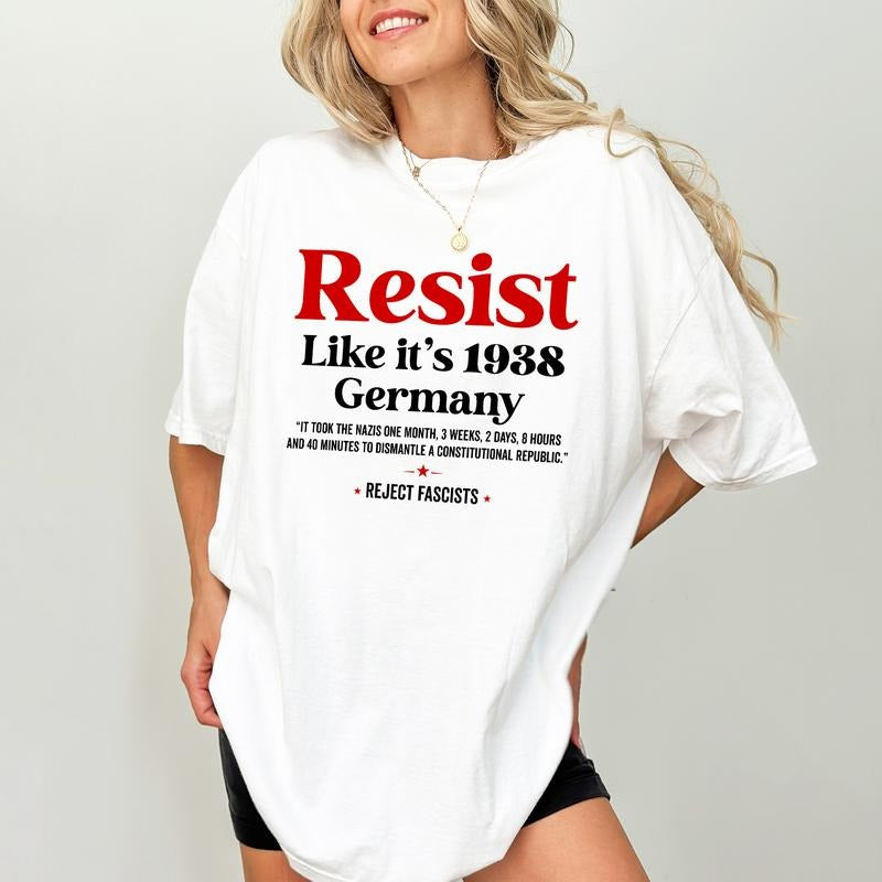 ChicCotton Resist Comfort Colors Shirt, Feminist T-shirt, Liberal Graphic Tee, Freedom Clothing, Women Empowerment...