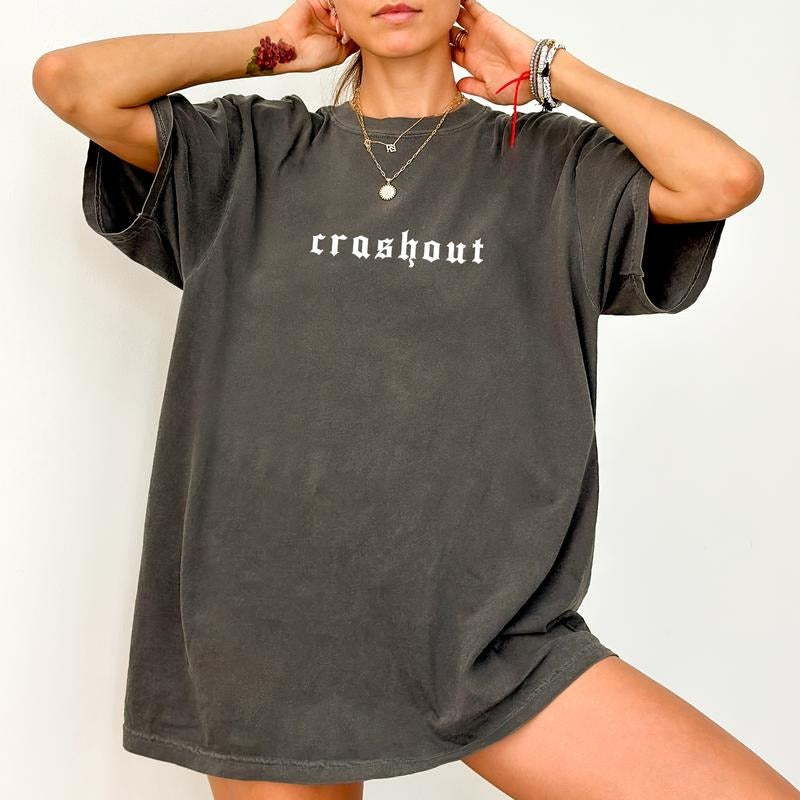 ChicCotton Vintage Crashout Comfort Colors Shirt, Certified Crashout T-shirt, Gothic Funny Meme Graphic Tee, Sarcastic...