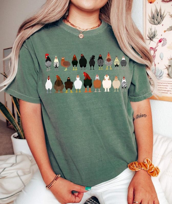 Chicken Breeds Farm Animal Lover T-Shirtstyle{n002}3 T-Shirts, Hoodie, Sweatshirt | HypeCrazeTee.com