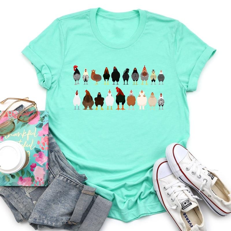 Chicken Lovers Super Soft Tees, Farm Animal Shirts, Illustration, Breeds Hoodie, Sweatshirt | HypeCrazeTee.com