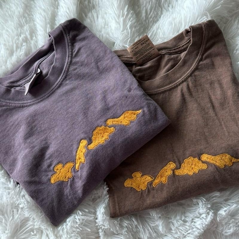 Chicken Nugget Tshirt, Embroidered Tshirt, Dinosaur Chicken Nugget Hoodie, Sweatshirt | HypeCrazeTee.com
