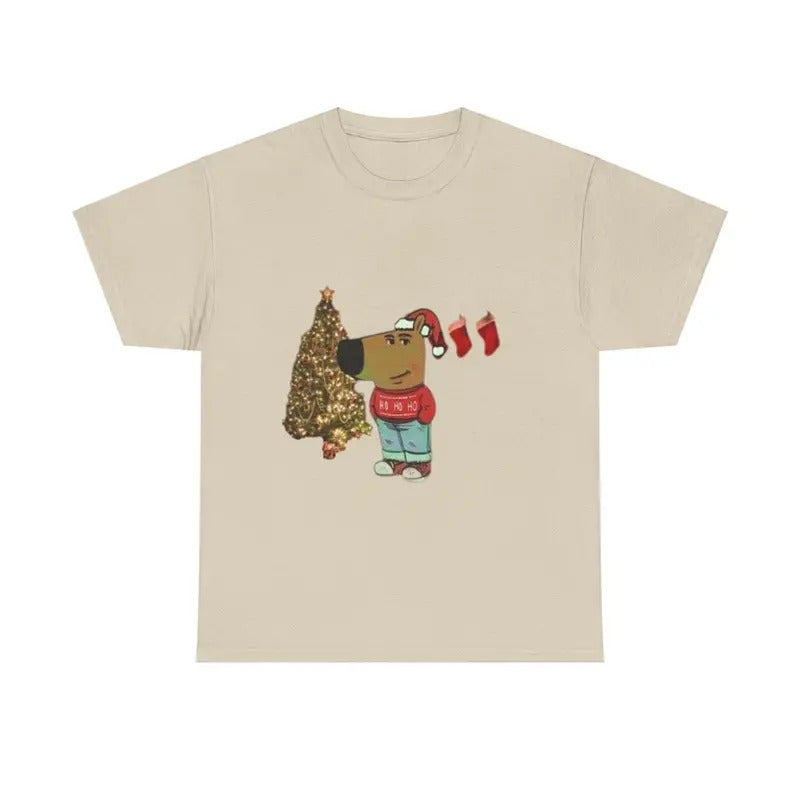Chill Guy Christmas T-Shirt, Christmas Shirt, Merry Christmas Shirt, Unisex Sweatshirt Classic Cotton - Graphic Tees For...