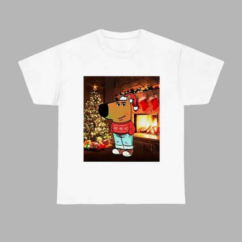 Chill Guy Dog Christmas Shirt Unisex Tee Hoodie, Sweatshirt | HypeCrazeTee.com