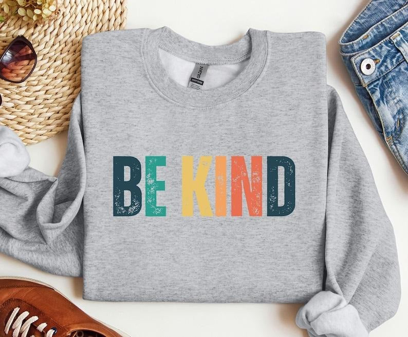 Choose Kindness Sweatshirt, Cute Teacher Be Kind Crewneck, Teacher Sweater, Positive Affirmation Shirt, Group Teacher...