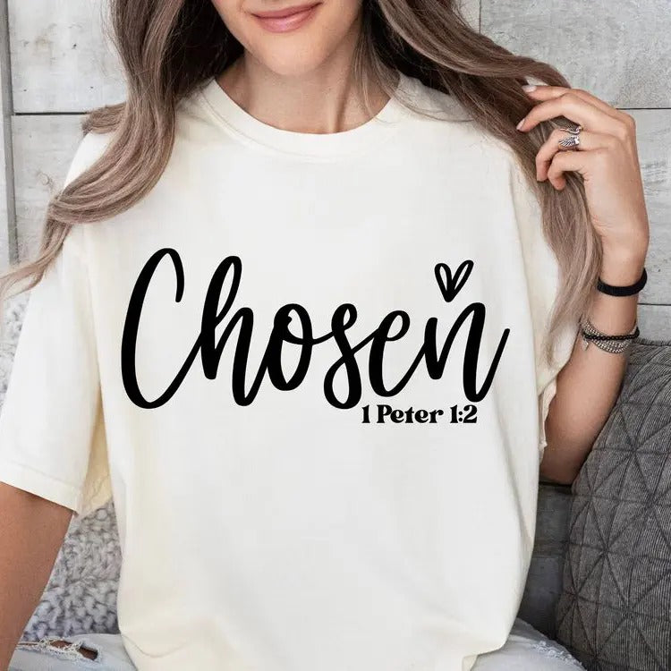 Chosen, Christian Quotes, Christian Sweatshirt, Trending Now, Popular Right Now, Christian T Shirt Design, Spiritual Hoodie