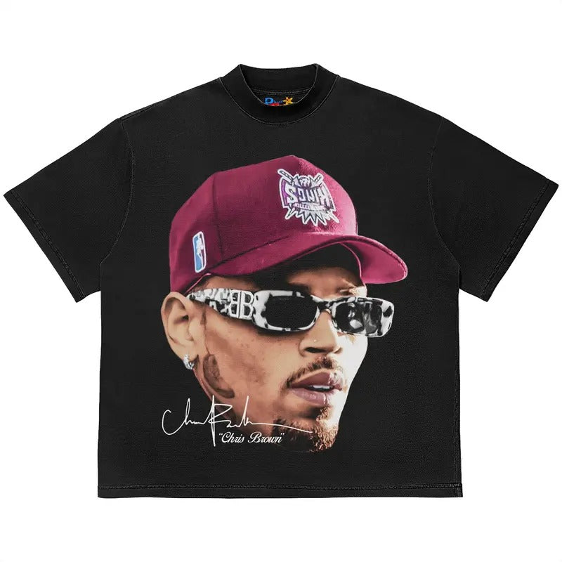 Chr1s Brown T-Shirt Vintage Rapper Graphic Tee Bootleg Hip Hop 11 11 Tour Concert Shirt Merch for Men Women Streetwear...
